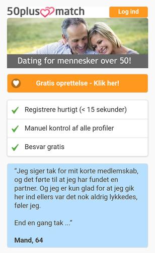 50PlusMatch - Dating 50plus