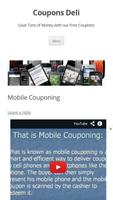 Mobile Coupons