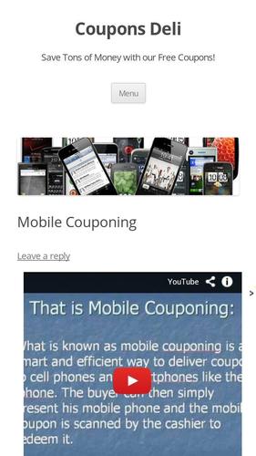 Mobile Coupons