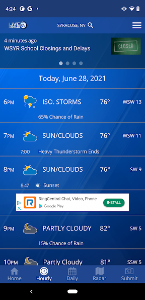 WSYR Storm Team App