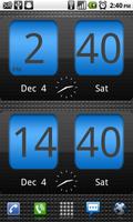 FlipClock Blue Magic Dark