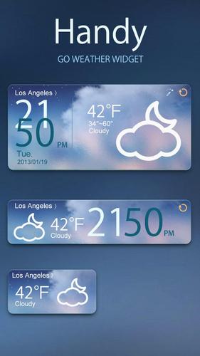 Handy GO Weather Widget Theme