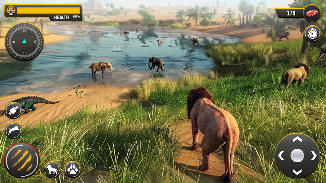 Lion Games 3D Animal Simulator