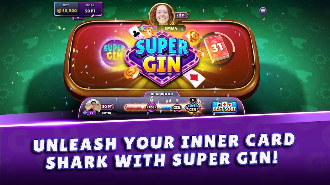 Gin Rummy Super - Card Game