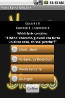 Vasco Rossi Lyrics Quiz