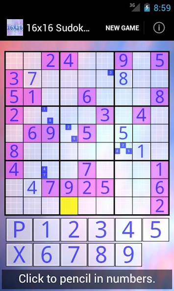 16x16 Sudoku Challenge HD