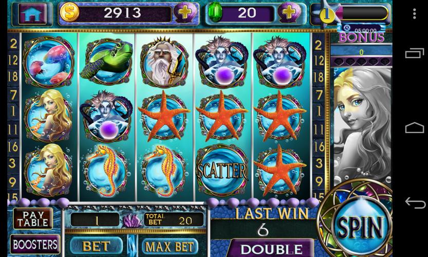 Slot - Mermaid's Pearl - Free Slot Machines Games