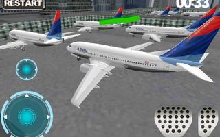 Airport 3D airplane parking