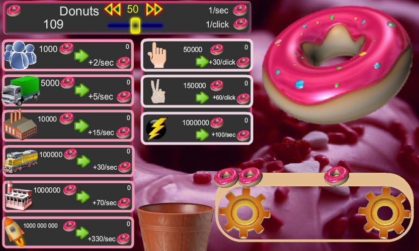 Factory donuts (Clicker)