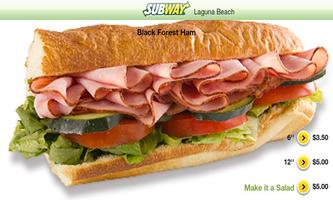 Subway Ordering for California