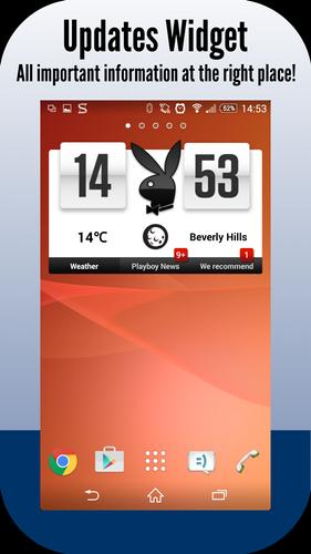 Playboy Updates Widget