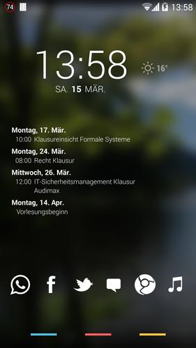 Simple Calendar Widget