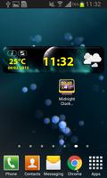 Midnight Clock Weather Widget