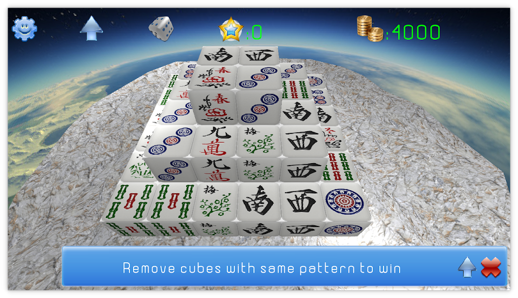 Mahjong 3D Cube Solitaire