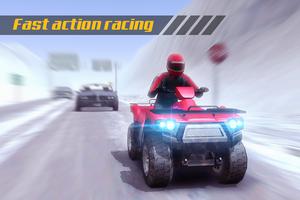 ATV Quad Bike Frozen Highway