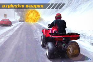 ATV Quad Bike Frozen Highway