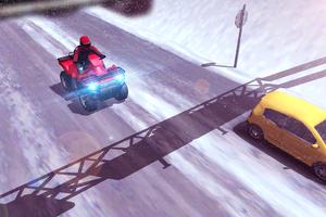 ATV Quad Bike Frozen Highway