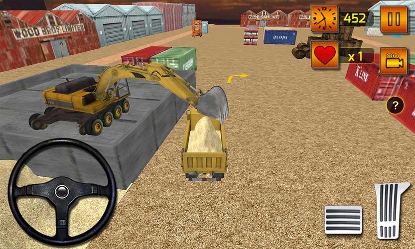 Real Excavator Crane Simulator