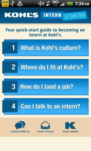 Kohl's Intern Starter App