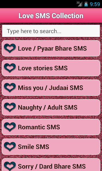 Love SMS collection