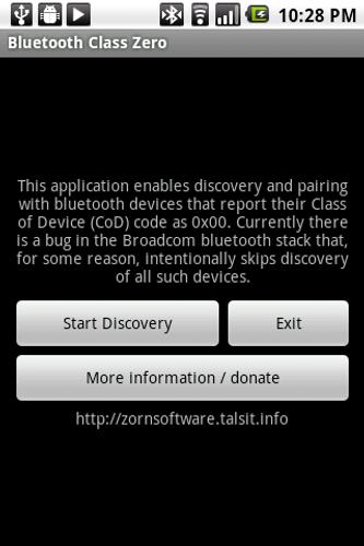 Bluetooth Class Zero