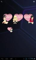 Cute Anime Girl Battery Widget