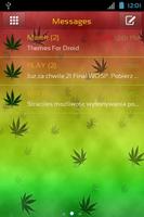 Theme Weed Ganja for GO SMS