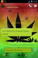 Theme Weed Ganja for GO SMS