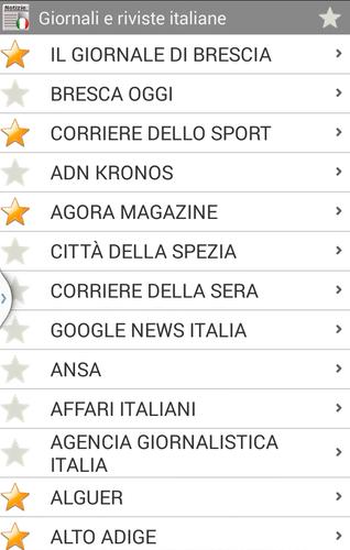 Italia newspapers