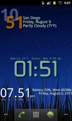 Advanced Clock Widget