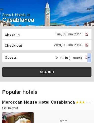 Casablanca Hotel booking