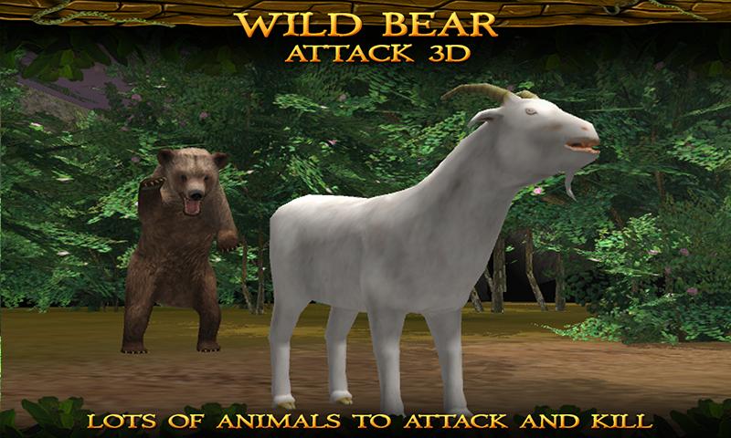 Bear 3D simulator -Wild Attack