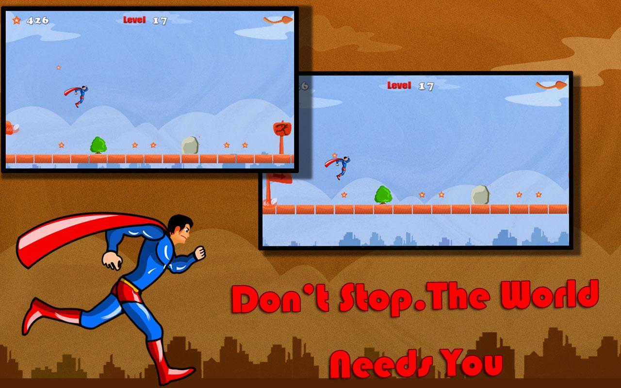 Superman Super Hero Runner