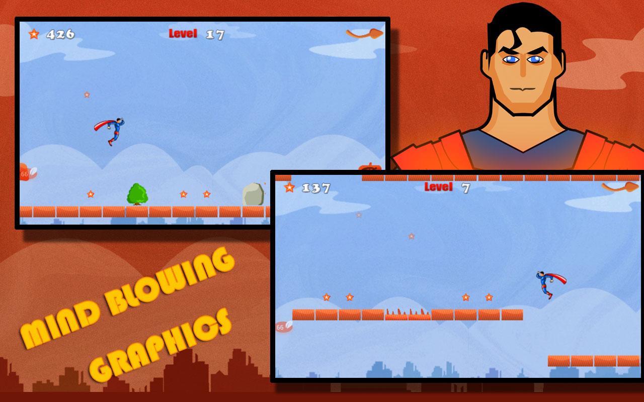 Superman Super Hero Runner