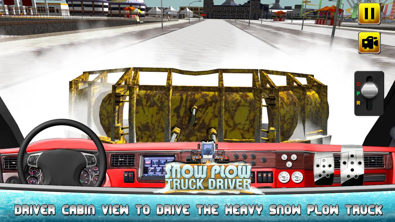 Snow Plow Truck Driver 3D