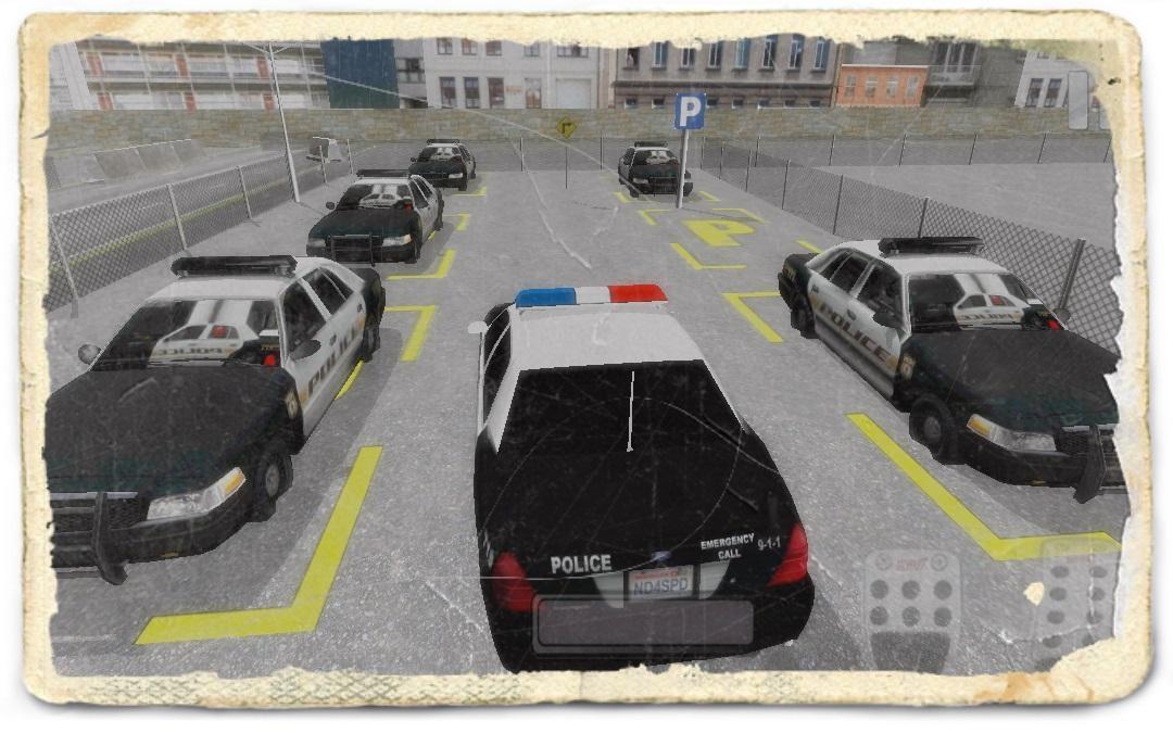 Police Car Park Challenge 3D