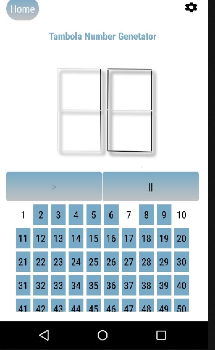 Housie/Tambola Number Picker