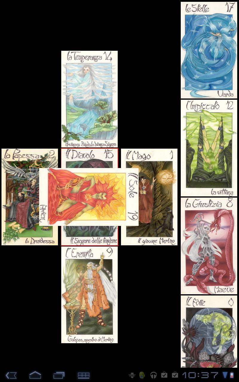 Tarot Trumps of Merlin free