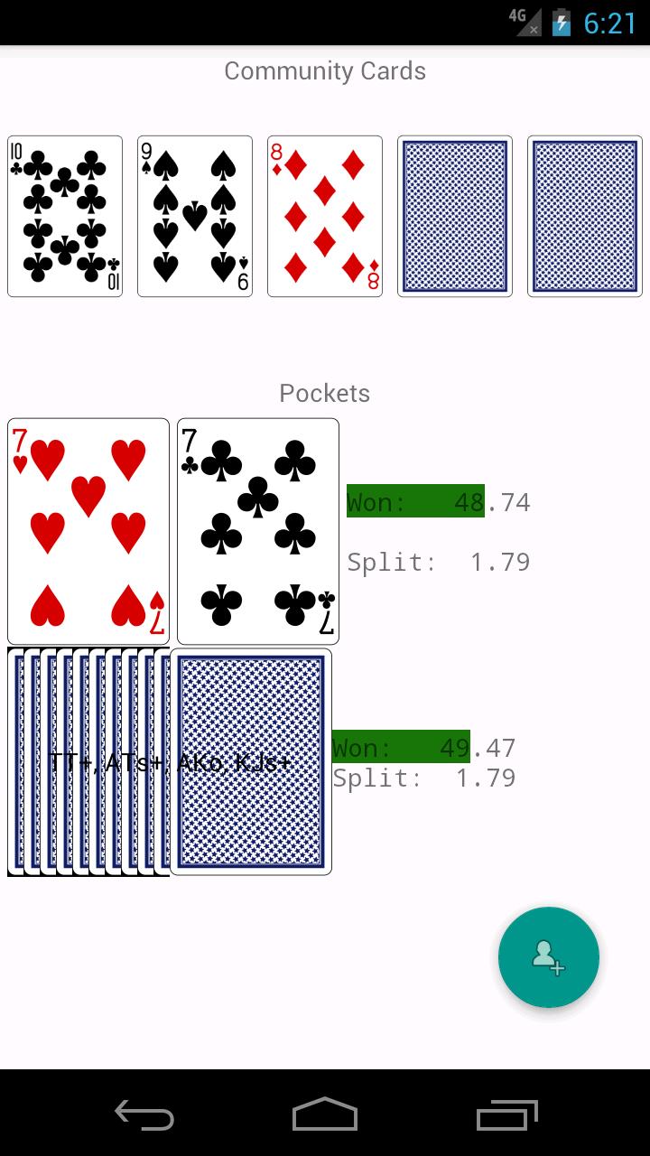 PokerMate Poker Odds