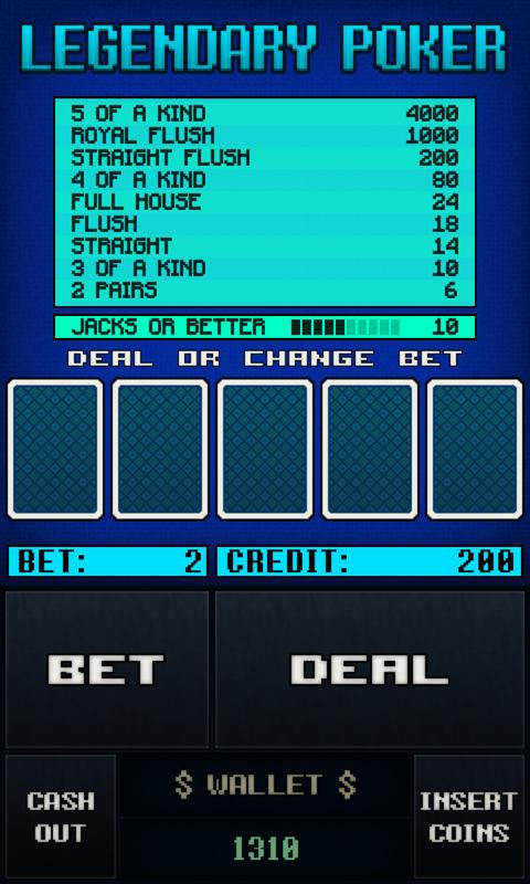 Legendary Video Poker