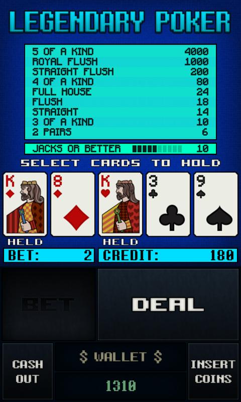 Legendary Video Poker