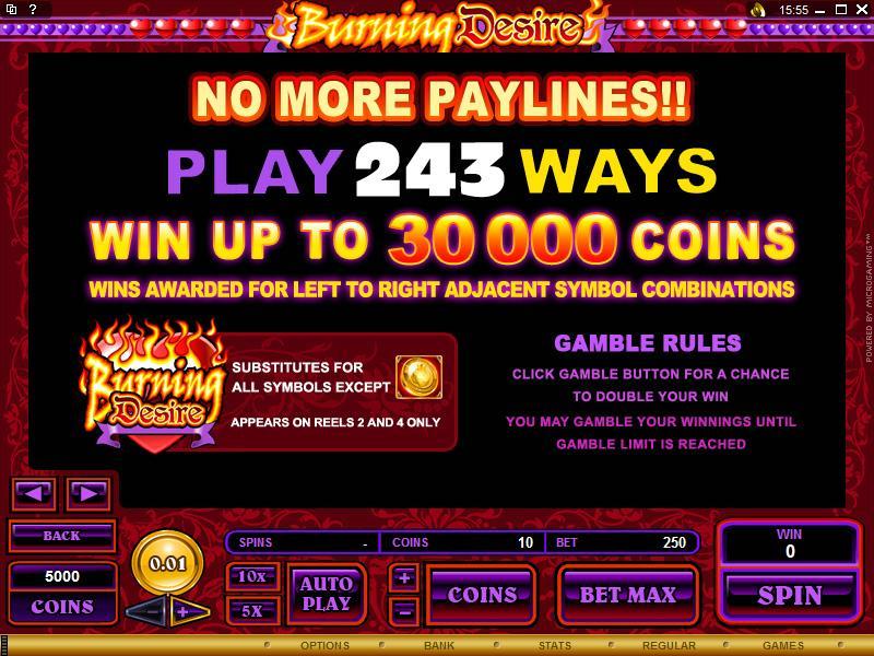 Burning Desire Slots