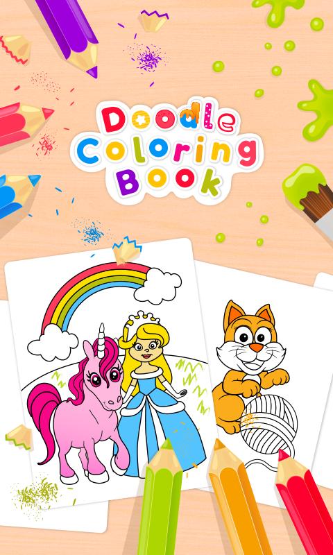 Doodle Coloring Book