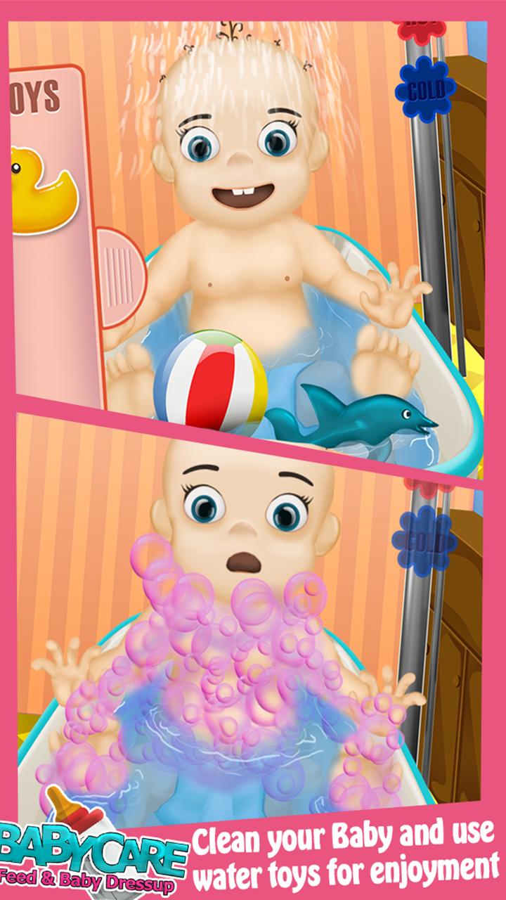 Baby Care, Feed & Baby Dressup