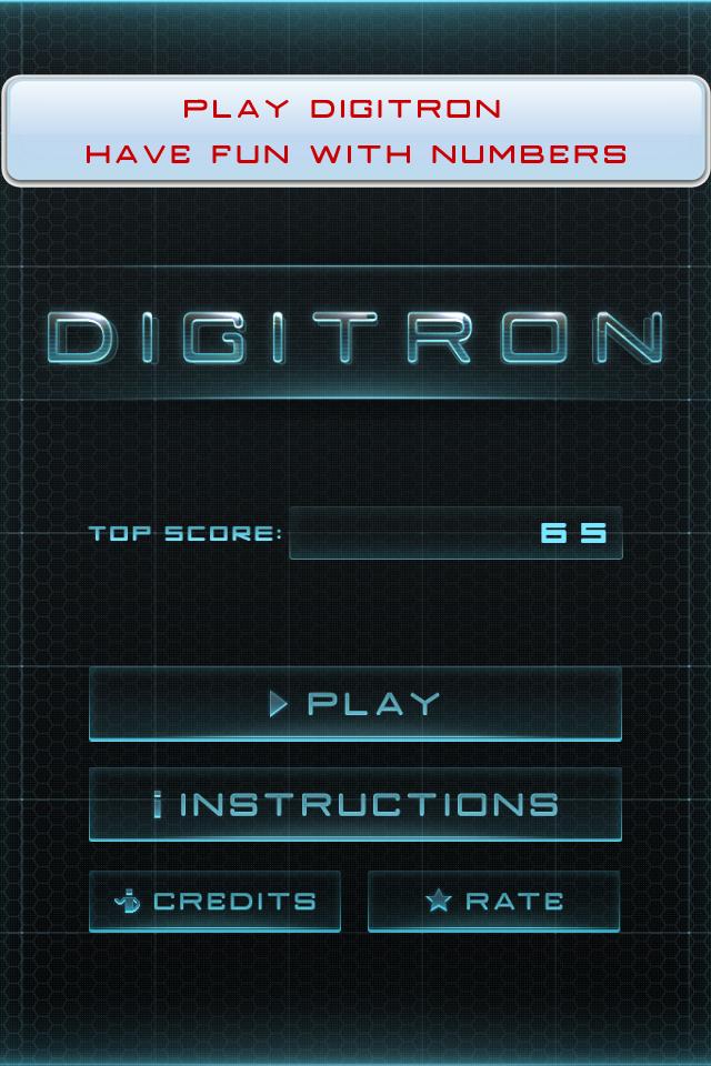 DIGITRON numbers slider puzzle