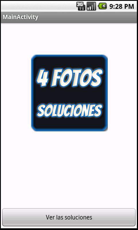 SOLUCIONES 4 fotos 1 palabra