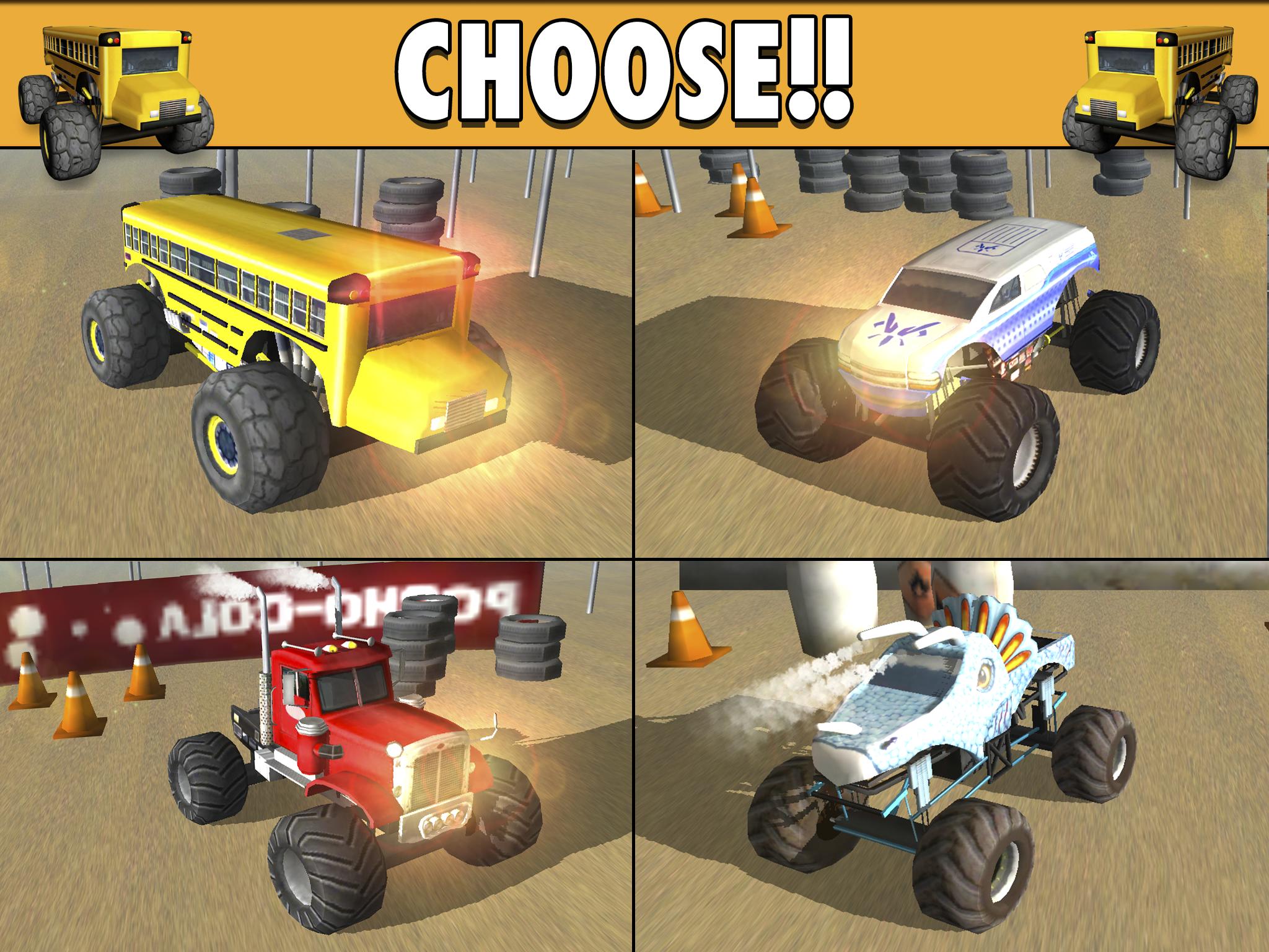 Furious Monster Trucks Racing