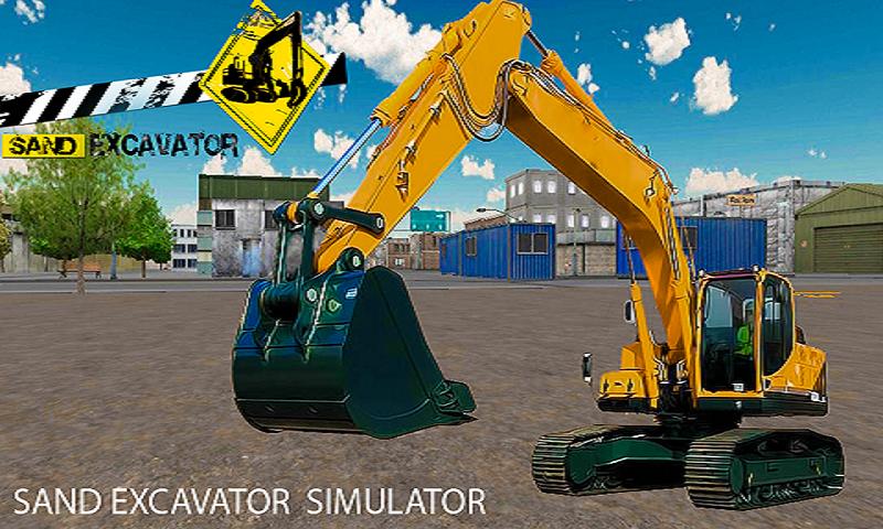 Sand Excavator Simulator Crane