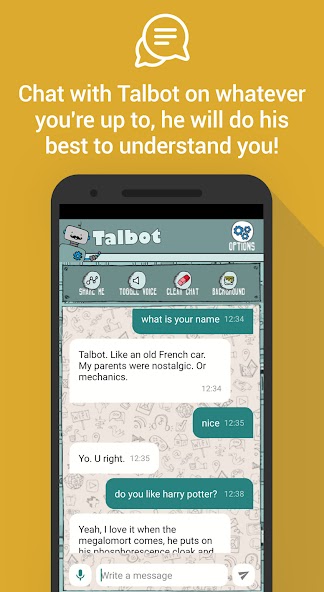 Talbot, the chatbot