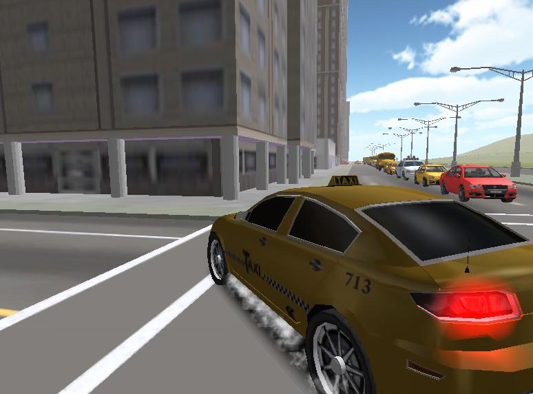 City Taxi Simulation